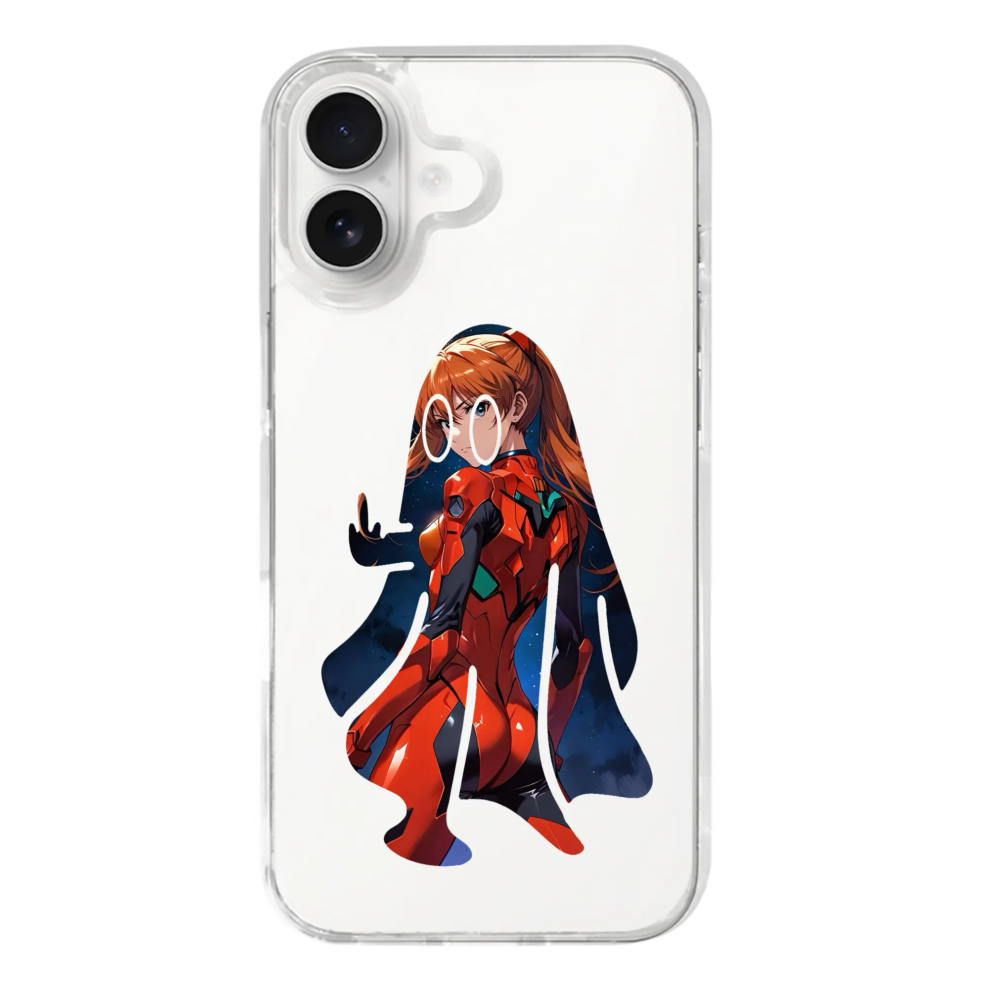 エヴァンゲリオン グッズ,アスカ·ラングレー - iPhone 17シリーズ 透明スマホケース – 薄型・耐衝撃・精密フィット保護カバー